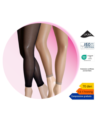 Il LEGGINS Riposante 70 den a compressione graduata
